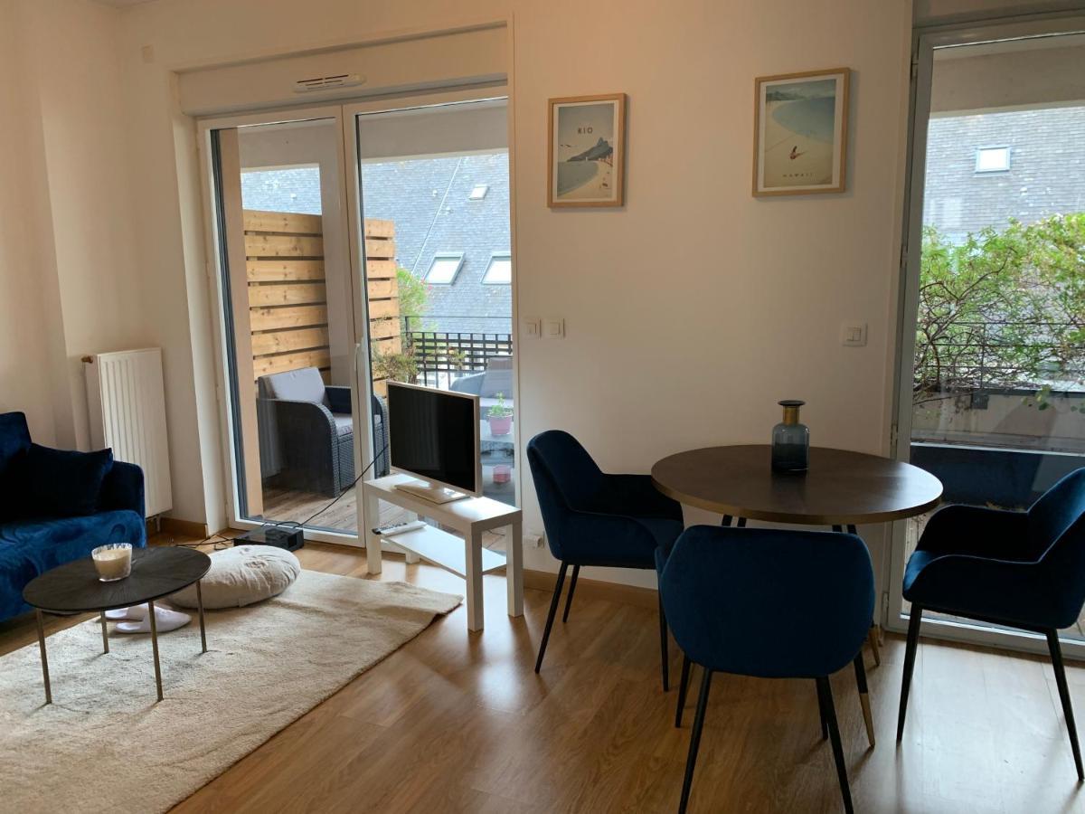Appartement Centre Ville Avec Terrasse Et Parking Securise Rennes Zewnętrze zdjęcie