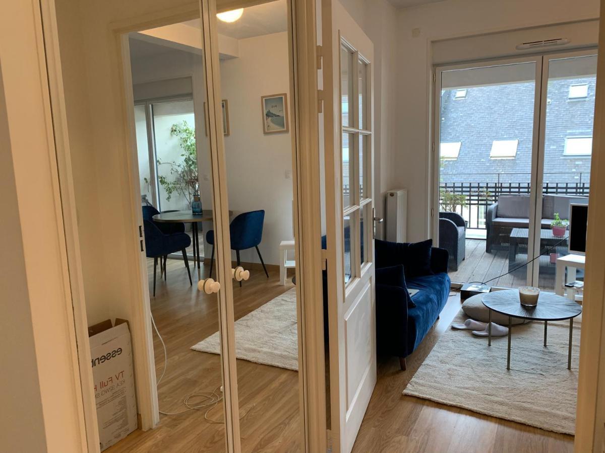 Appartement Centre Ville Avec Terrasse Et Parking Securise Rennes Zewnętrze zdjęcie